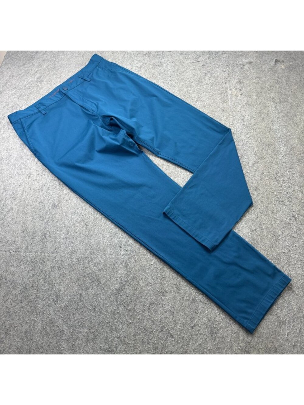 Rhone Commuter Pants Men 36 x 32 Blue Slim Tech Golf Chino 100161